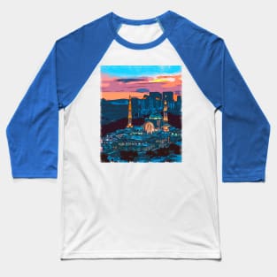 Islamic Art - Eid Mubarak Baseball T-Shirt